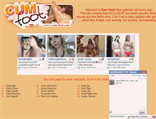 Tablet Screenshot of cum-foot.com